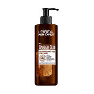 L'Oreal Men Expert Barber Club 3-In-1 Beard, Face and Hair Wash, Cedarwood Essential Oil, 400ml