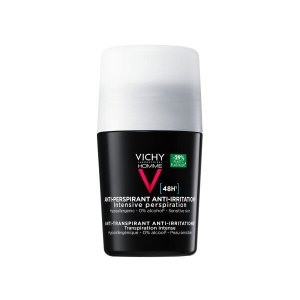 Vichy Homme 48HR Deodorant Roll-On for sensitive skin 50ml