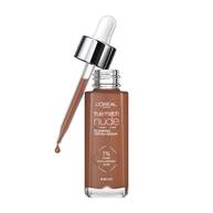 L'Oreal Paris Nude Tinted Serum for Face, Plumping and Hydrating Face Makeup, 1 Percent Pure Hyaluronic Acid, Nude Foundation to Cover, Replumps and Hydrates Skin in One Hour, Shade 8-10 Deep